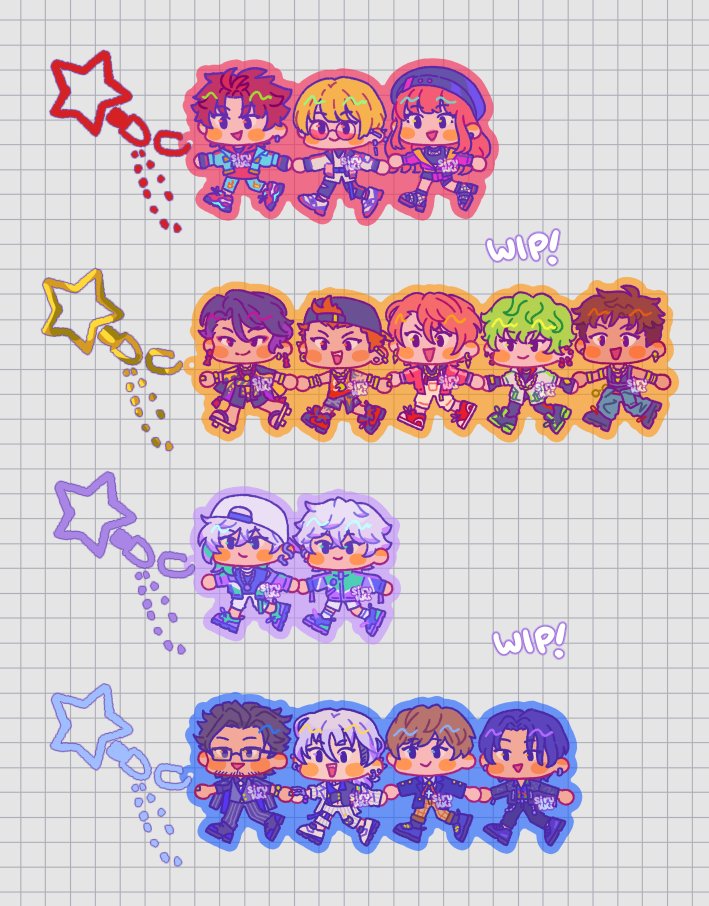sirukki_art's tweet photo. Really enjoying making this collection although THEY ARE A LOT OMG look at these silly babies 🥹🤲 https://t.co/il1mfZAEm6
