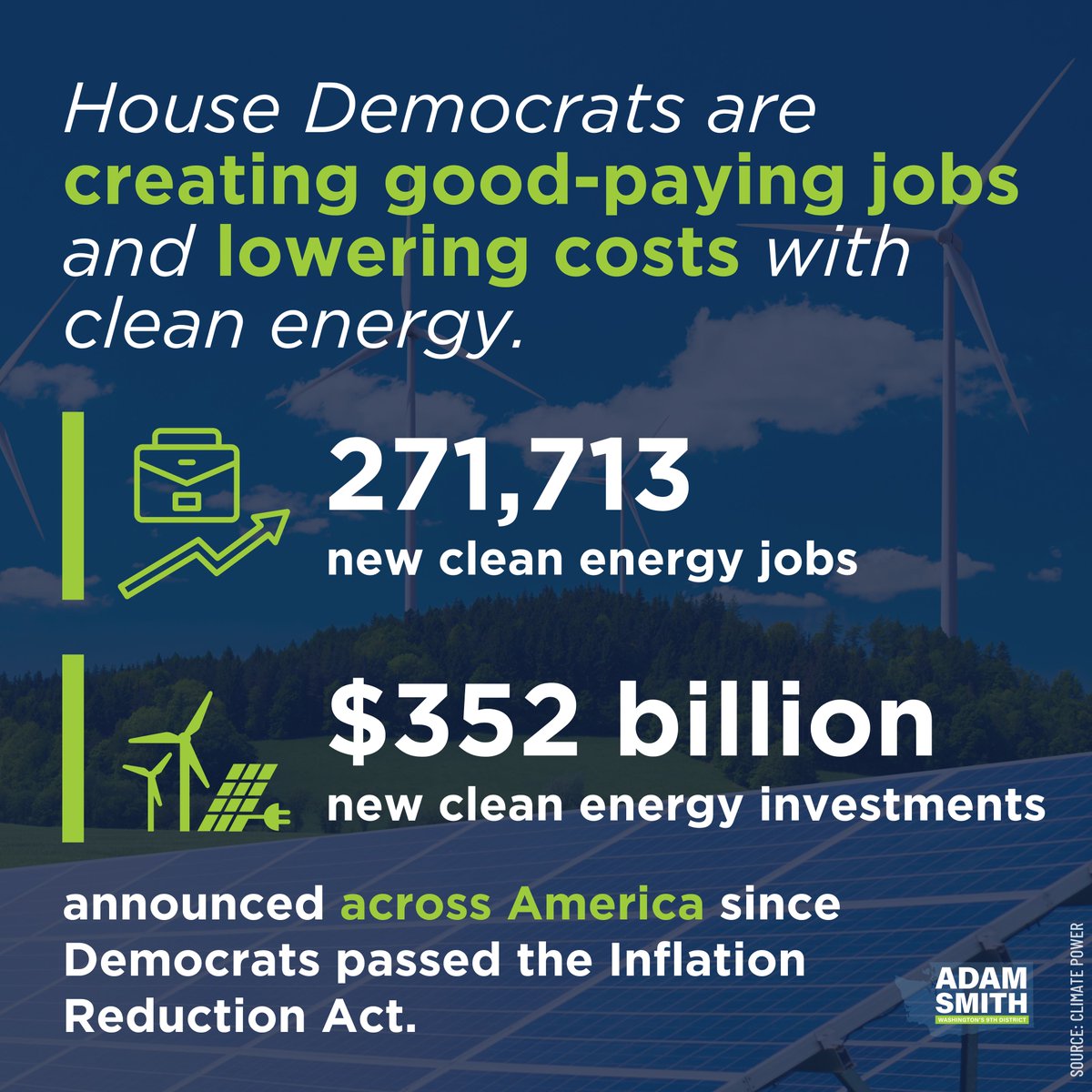 This #EarthDay, let’s celebrate the #CleanEnergy progress we’ve made over the last four years with the Biden-Harris Administration. Pollution does not impact all communities equally. As we embark on a bold clean energy future, we must take steps to advance environmental justice.