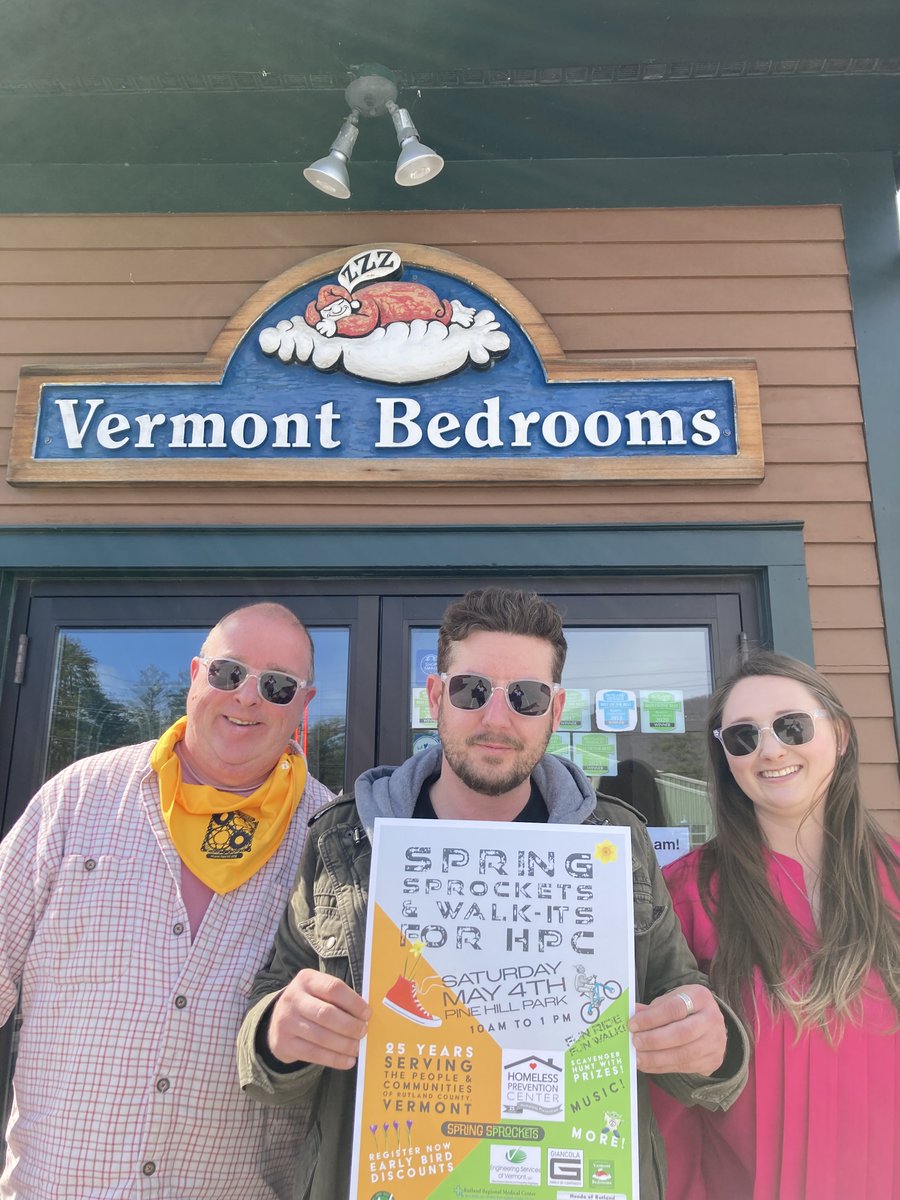 Meet your 2024 Sprockets Sponsors!
Thank  you so much to #VermontBedrooms for being a Spokes Person sponsor again  this year. That’s 3 in a row. 
#hpcspringsprockets #funride #funwalk #endhomelessness #mtbvt #pinehillpark