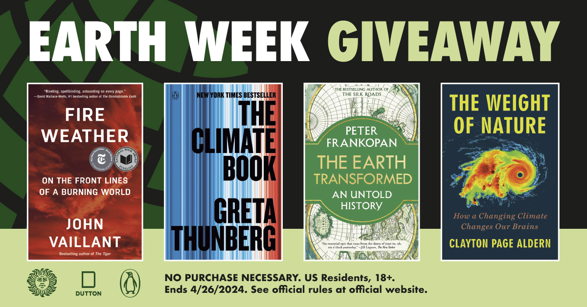 Celebrate Earth Week with us and our friends @DuttonBooks and @penguinpress with a giveaway! Enter for a chance to win four insightful books that discuss the importance of caring for our planet and our climate. bit.ly/447SIjr
