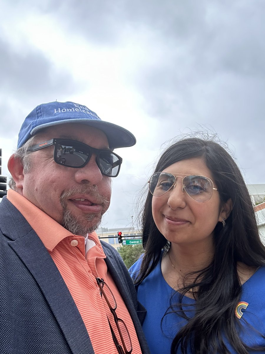 cityofpeace's tweet image. I live in #Florida, but have such amazing local state and federal congressional leadership @AnnaForFlorida @MaxwellFrostFL calling for #HousingNotHandcuffs #stophomelessness