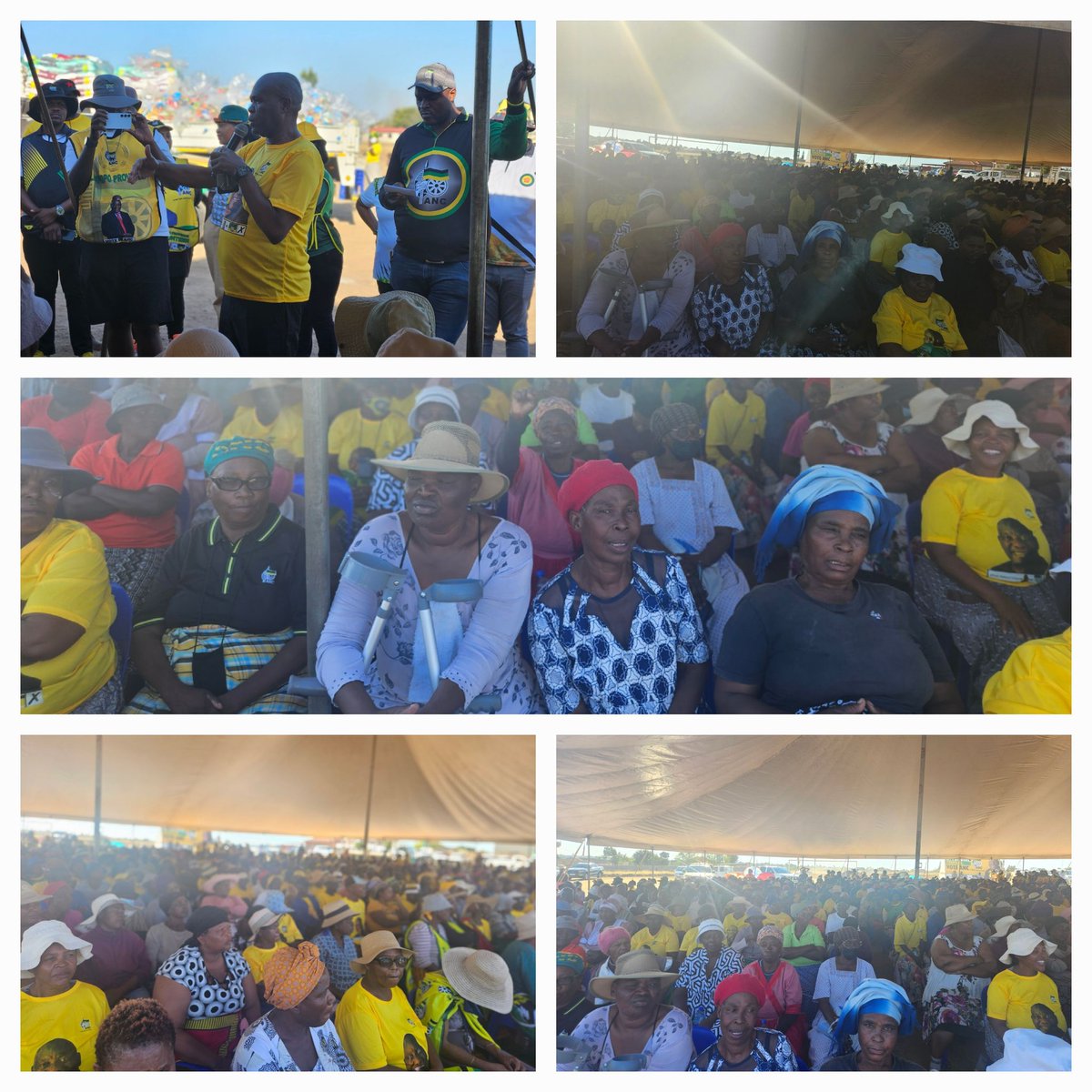 Ward 10 Polokwane today.🖤💚💛the ANC is here,it is alive and it leads✊🏾