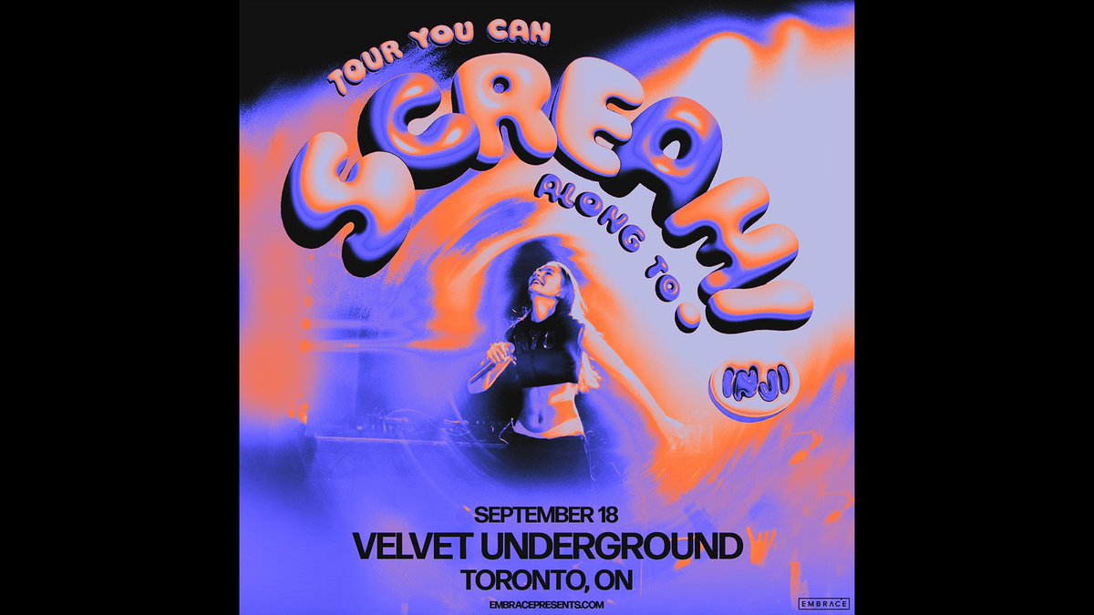 JUST ANNOUNCED: Turkish singer-songwriter #INJI will make her stop at Velvet Underground on September 18th!  Presale: Thur Apr 25th | Code: HATEYOURGUTS RSVP: tinyurl.com/5n92aevv