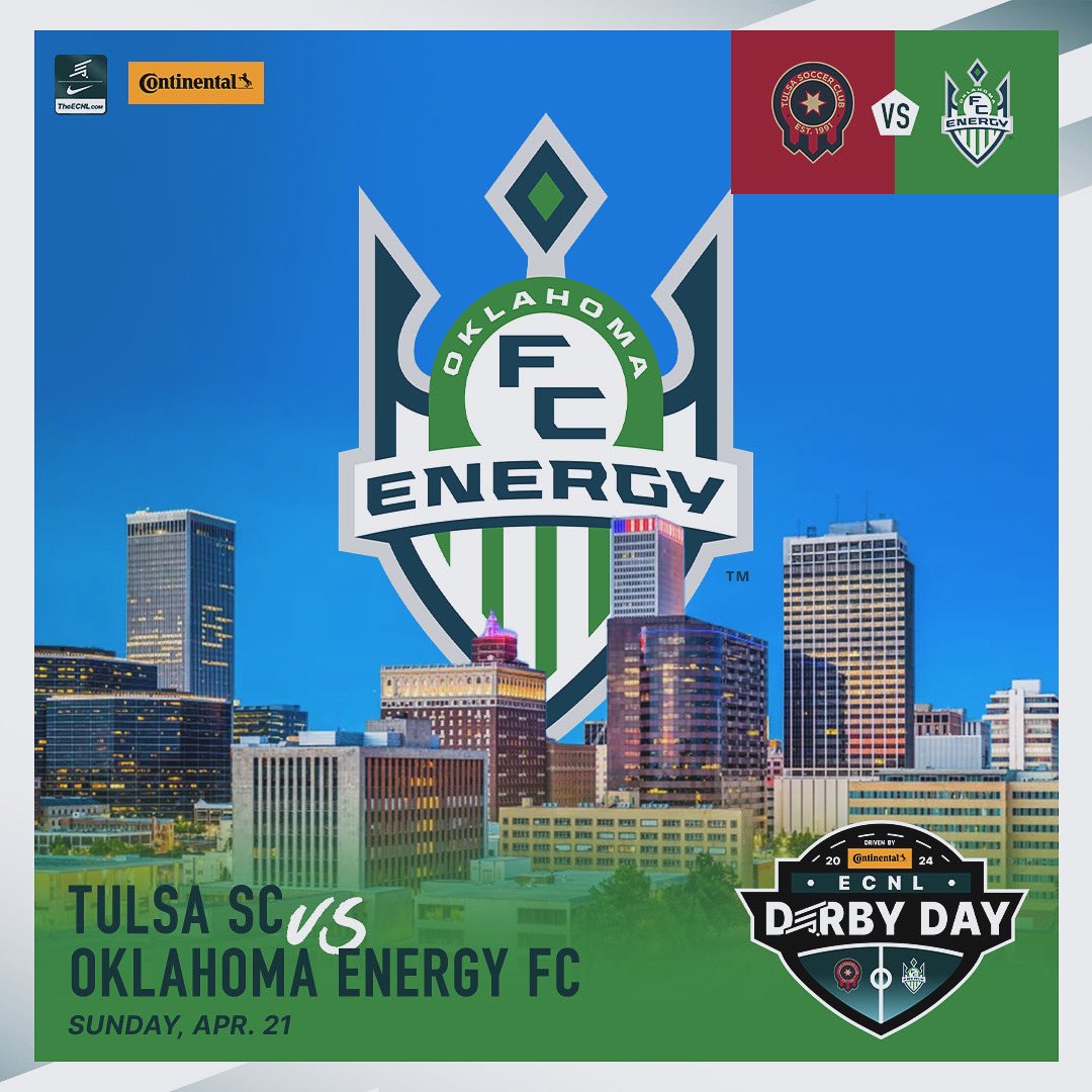 Oklahoma Energy FC are the kings of Oklahoma! Congrats on the Continental Tire ECNL Derby Day victory @Oklahoma_FC | @ECNLboys