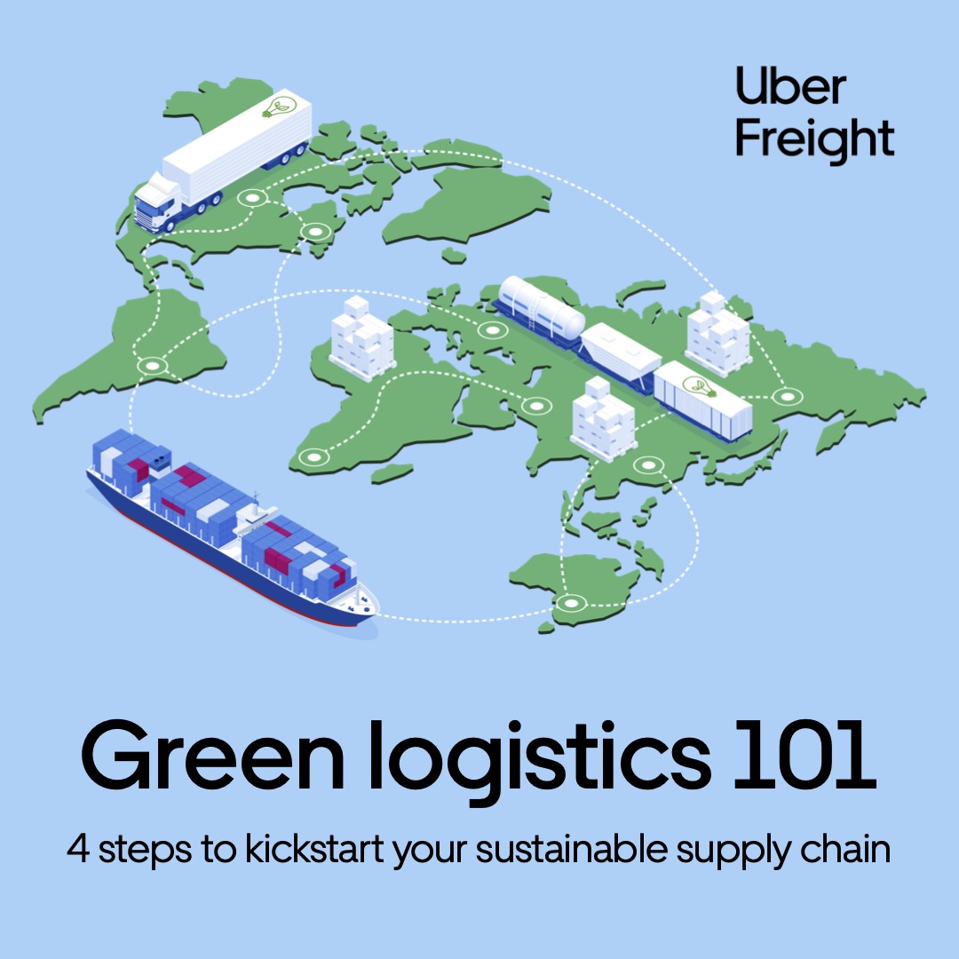 Making sustainable choices can help logistics teams: 💵 save money 📖 stay ahead of changing regulations 🤝 strengthen customer satisfaction and trust Ready to get started in green logistics? Check out the first steps: uberfreight.com/resources/info…