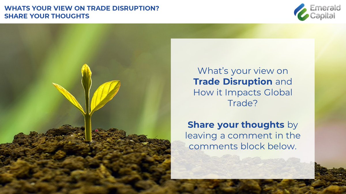 What’s your view on Trade Disruptions and how it impacts Global Trade?
Share your thoughts by leaving a comment in the comments block below.

#TradeDisruption #Delays #IncreasedCosts #ReducedTradeVolumes #GlobalTrade #ShareYourThoughts