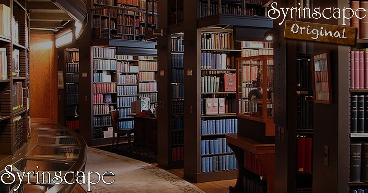 Coming soon! The soothing quiet of an old library seems pretty standard. A few shushes, maybe some pages turning. But, are those whispers coming from the other people in the library... or from something else? Grab our Syrinscape Original: 1920's Library SoundSet and find out!