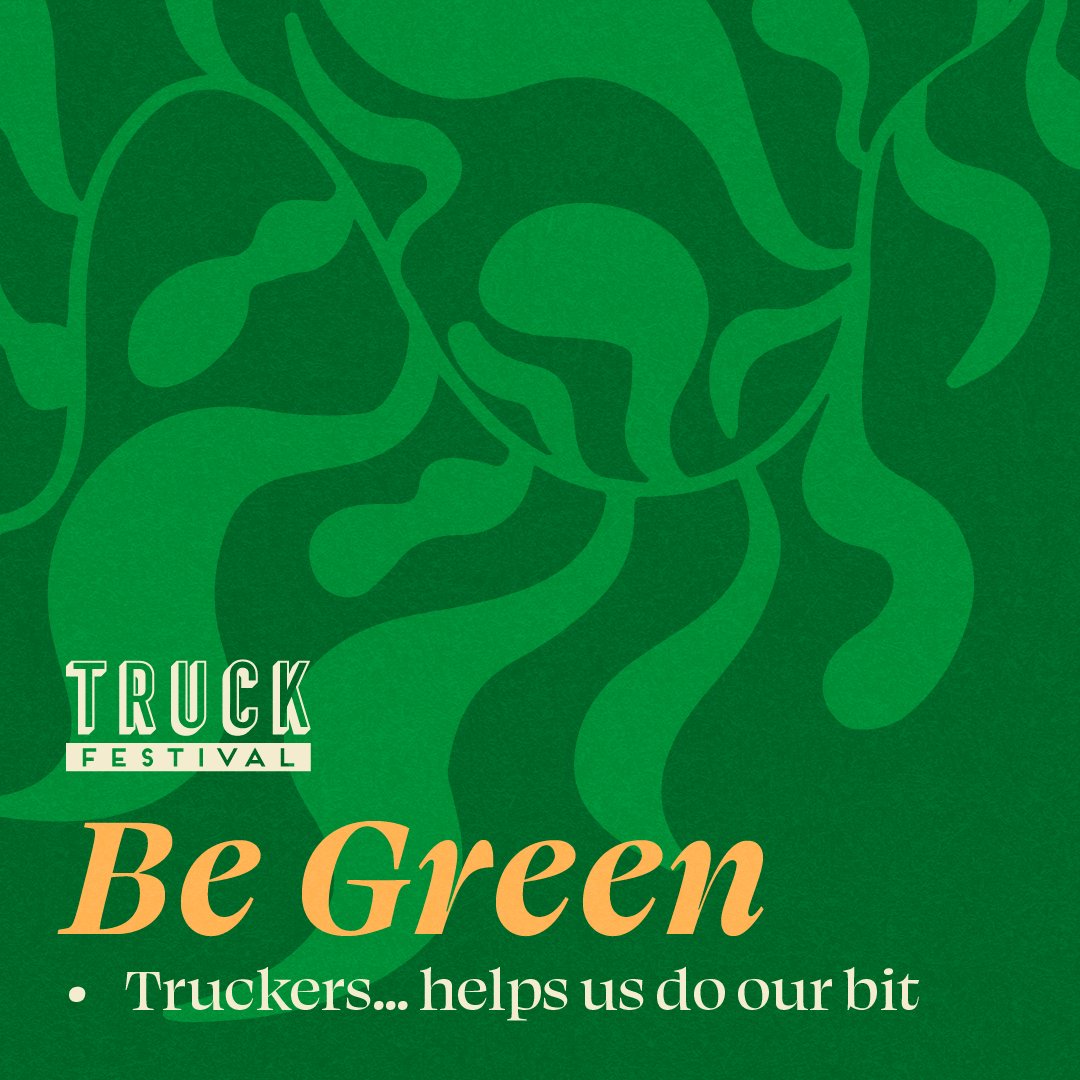 We only have one 🌎 Help us do our bit Truckers... Find out more via truckfestival.com/info/being-gre… #EarthDay #TruckFestival #MusicFestival #UKMusic #Oxfordshire #Oxford