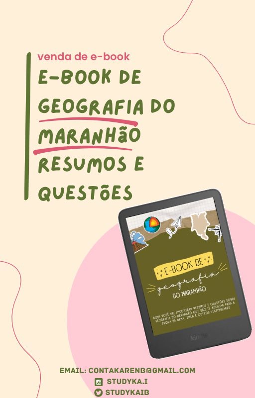 studykaib's tweet photo. oii gente, estou vendendo um ebook de geografia do maranhão que tem foco em assuntos de questões da uema, se você é vestibulando ou conhece alguem que tem interesse é só mandar mensagem, aqui, pelo insta: studyka.i ou no email: contakarenb@gmail.com custa apenas 15 reais https://t.co/h1MPgveqdJ