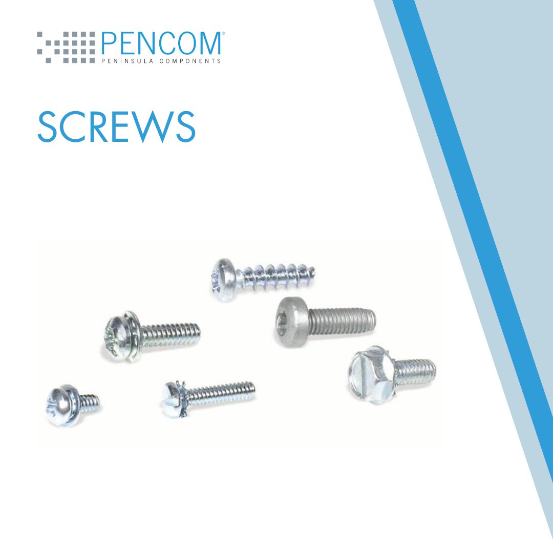 🔹PENCOM Products: Screws🔹 Attain unmatched assembly quality with #PENCOM’s broad selection of #screws! Engineered to cater to diverse material and application specifications, our screws deliver dependable precision. Contact us for more! 🔗: pencomsf.com/product-catego… #Fasteners