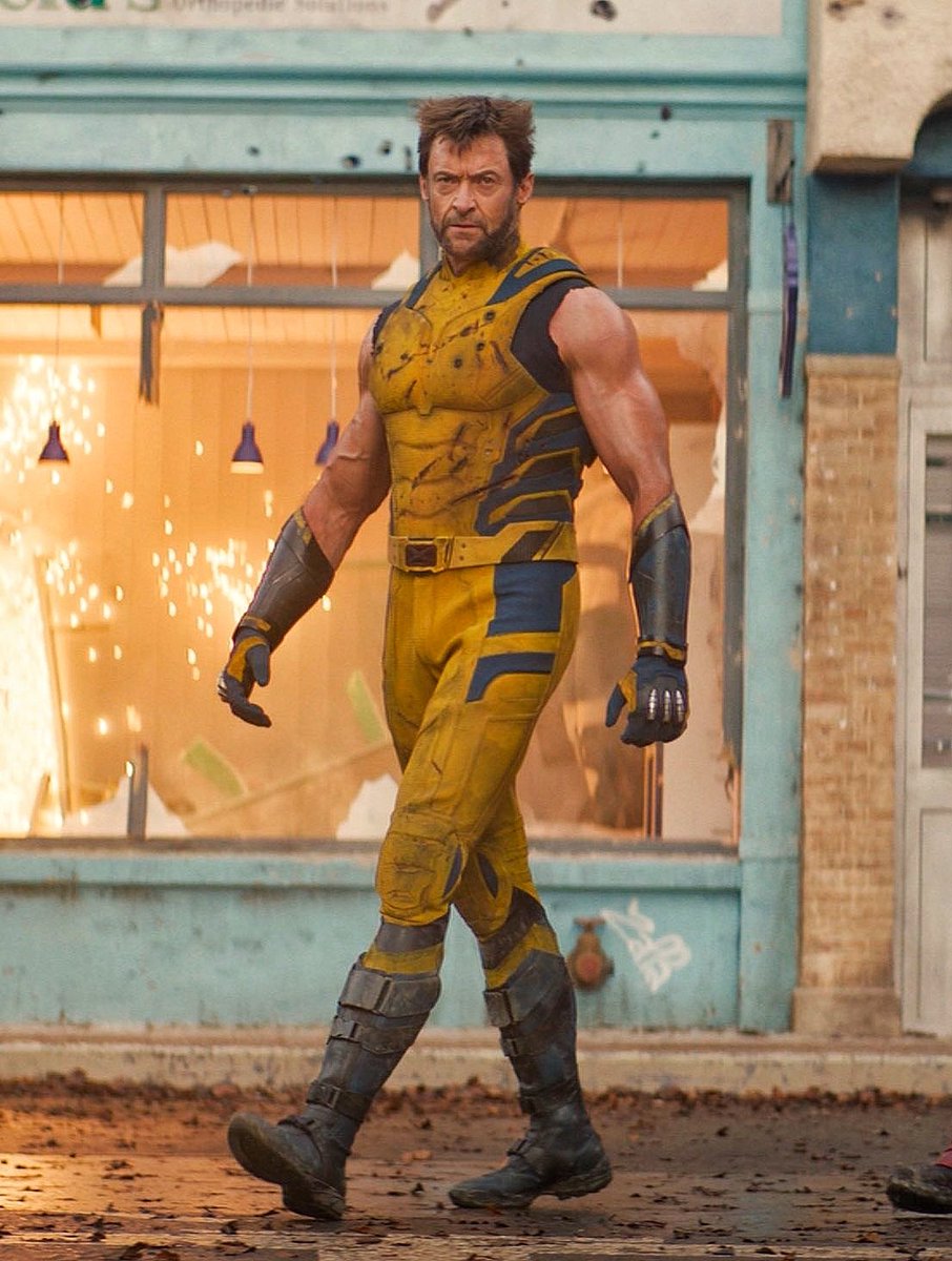 Hugh Jackman nació definitivamente para ser Wolverine. #DeadpoolAndWolverine