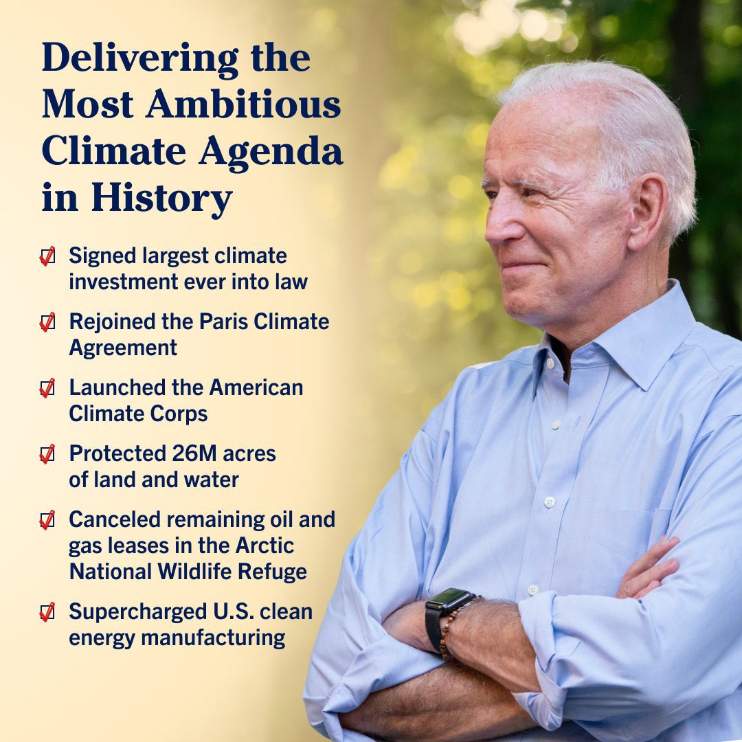 From record Everglades restoration efforts to historic climate change investments, I’m so grateful this #EarthDay we celebrate @JoeBiden’s progress and success and not lament the inaction and loss that marked the Trump years.