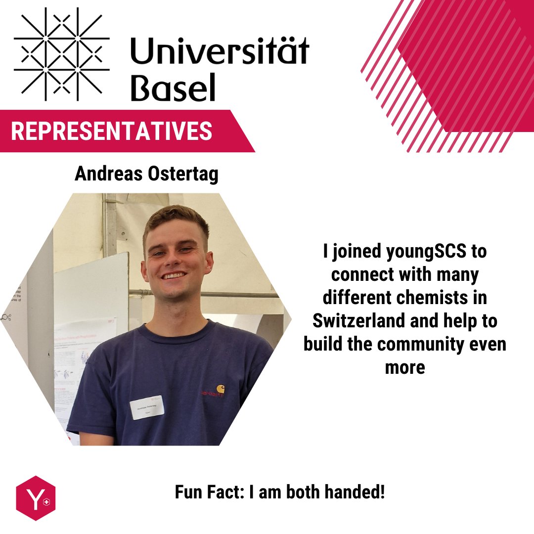 youngSCS1's tweet photo. Shoutout to our 2023- 2024 University of Basel representatives, Elizaveta Maksimova and Andreas Ostertag, for their stellar work! Both of them are PhD students who are also involved in industry subgroup.
#youngSCS #2023-2024_representatives https://t.co/ghddAo1SP0
