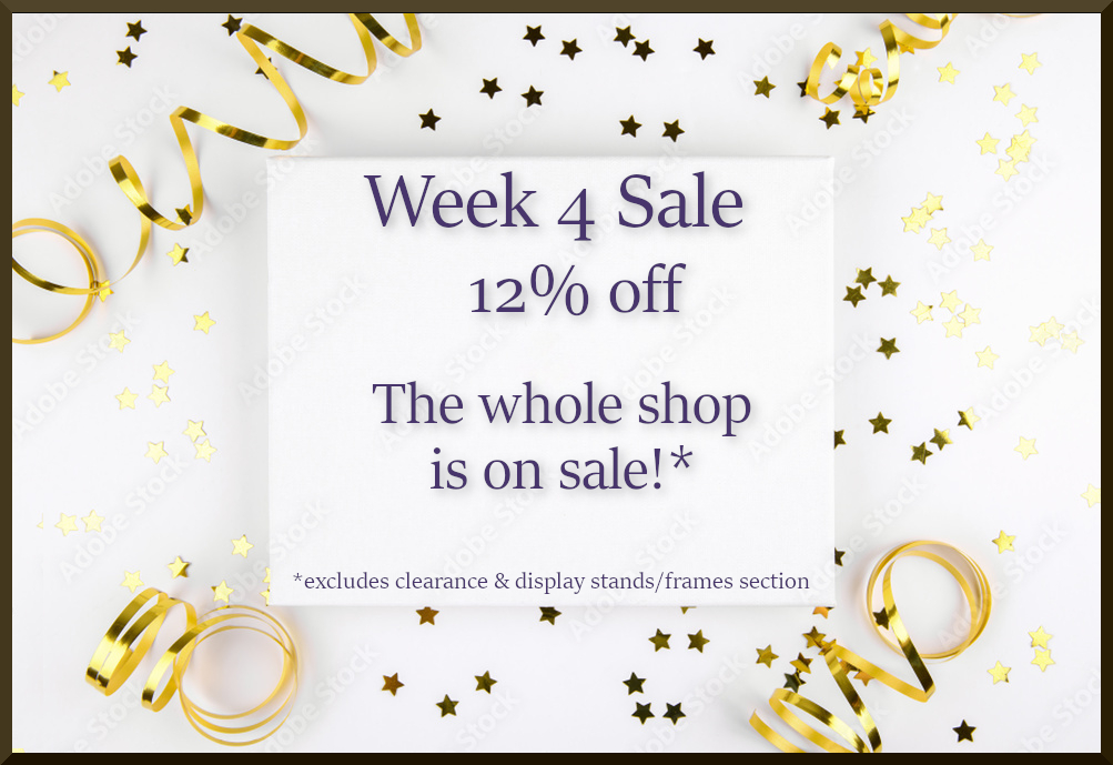 Happy Week 4 of Customer Appreciation Month!

This week, the WHOLE SHOP is on SALE (*except for clearance & display stands/frames sections)!
pennywisewitchshop.etsy.com

Sharing is caring, so please spread the word!

#womanownedbusiness #supportsmallbusiness #crystals #crystalshop