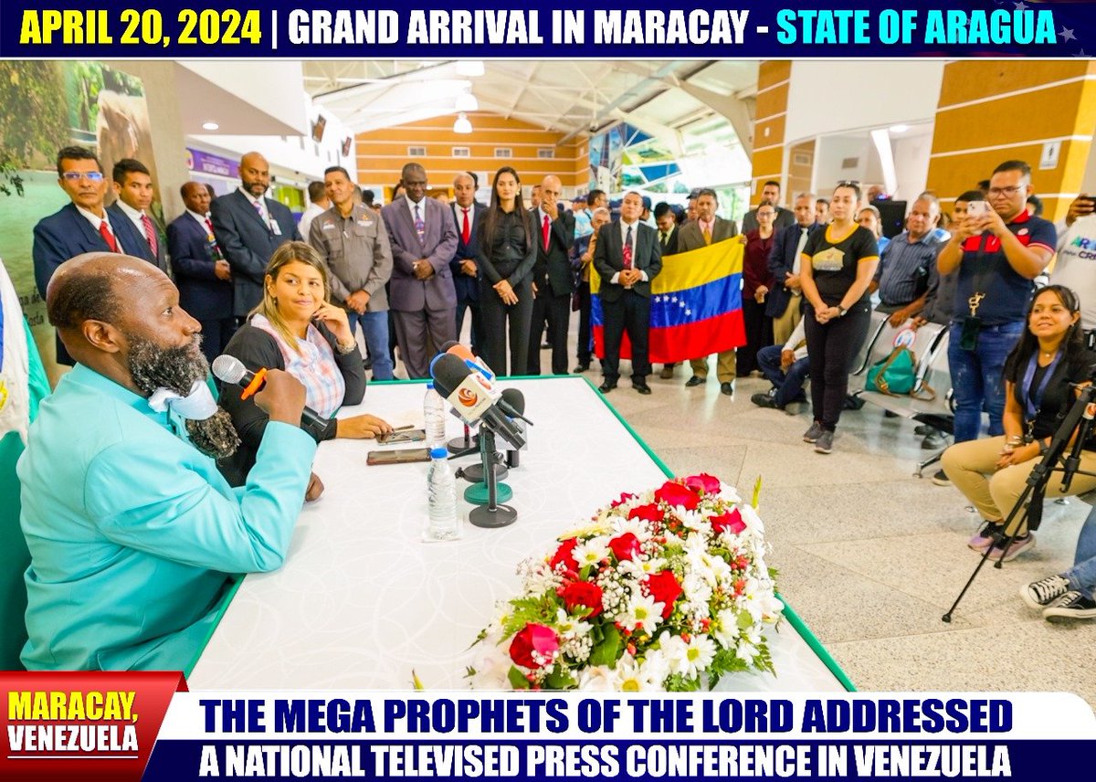 The nation of Venezuela recognized the MIGHTIEST PROPHETS OF THE LORD #MaracayConference #RepentMalaysia