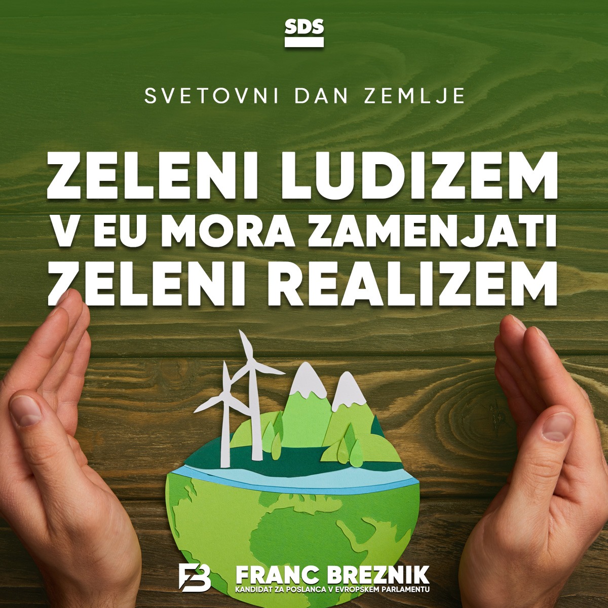 Danes je svetovni dan Zemlje. S planetom moramo ravnati skrbno- z ravnanji pa ne pozabiti na kmete in gospodarski razvoj. Slovenija ustvari 0,5 % vseh emisij v Eu. Ogljična intenzivnost 🇸🇮 se je med letoma 2005 in 2019 zmanjšala za 36 %, kar je več od povprečja EU. @strankaSDS
