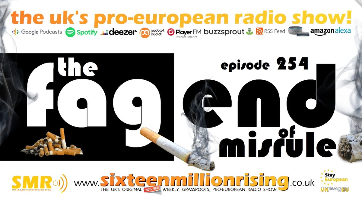 NEW! This week, we sift through the ashes of the fag end of what passes for Tory Policy! PLUS: the @MarshSongs kids 'give an X!' 🗳️ Yes! It's FREE! 👉 Link Tree in bio! 🎧 Now on Alexa too! Like it? Help us! 🙋‍♀️ Donate | Subscribe | Listen at: 👉 sixteenmillionrising.co.uk 🇪🇺