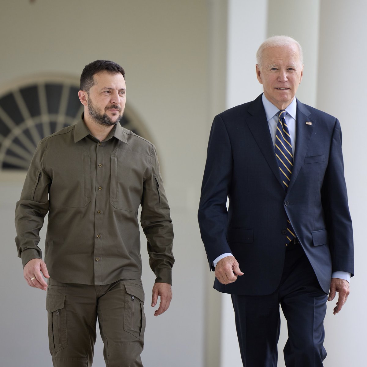 ZelenskyyUa's tweet photo. Following the vote in the US House of Representatives, I spoke with @POTUS Joe Biden, who assured me that he will sign the bill immediately as soon as it is approved by the Senate.

I appreciate President Biden's unwavering support for Ukraine and true global leadership.

I also noted the bill's bipartisan support and the personal contributions of Speaker Mike Johnson and Minority Leader Hakeem Jeffries to its passage.

The House’s other decision to allow the confiscation of frozen Russian assets also sends a strong signal to all of our partners.

I also informed President Biden about Russia's air terror using thousands of missiles, drones, and bombs, including the recent strike on the Kharkiv TV tower just minutes before we spoke. Russia clearly signals its intention to make the city uninhabitable.

We discussed the contents of the next U.S. military aid package. The President has assured me that the package will be approved quickly and that it will be powerful, strengthening our air defense as well as long-range and artillery capabilities.

We also discussed our work on a bilateral security agreement and the preparations for the upcoming Global Peace Summit in Switzerland.