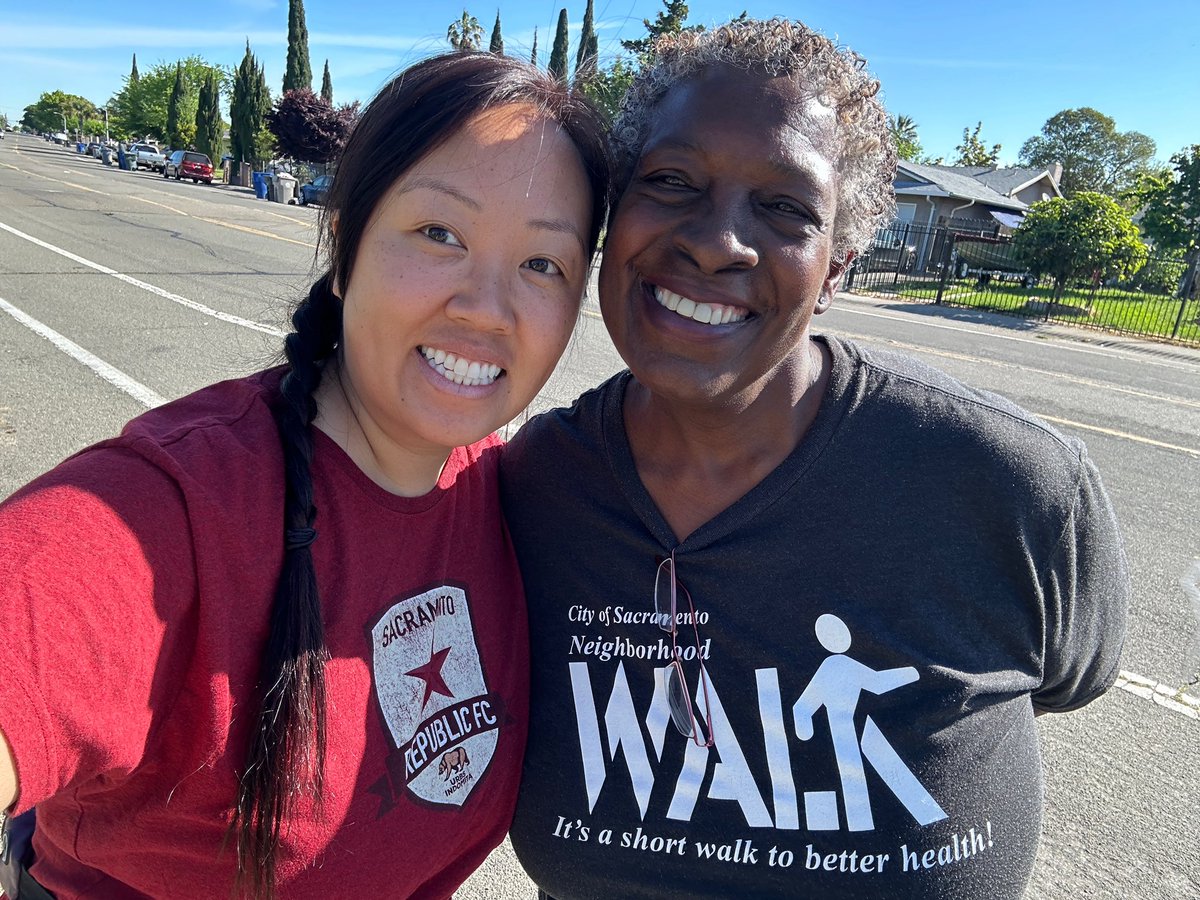 MaiForUs's tweet photo. Good morning and Happy Earth Day! It’s a beautiful day in #Meadowview for a walk in #SouthSac! Join us Mondays at 9am at the Pannell Community Center! #MondaysWithMai #HealthIsWealth #HeartAndHustle #LoveOurSeniors https://t.co/PE7MOyYowN