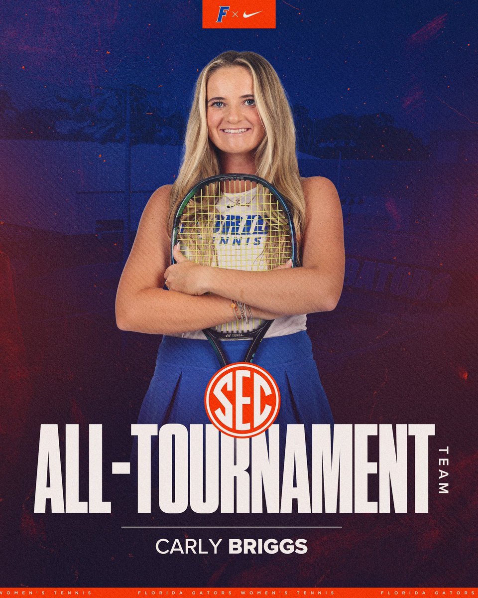Carly Briggs is ELITE 🤩

1 of only 5 players the SEC has named to the 2024 All-Tournament Team‼️

#GoGators
