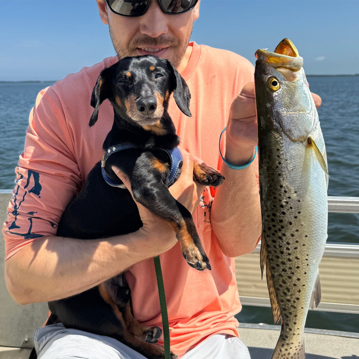 “This one’s as long as me!” 🎣 ~ Crusoe