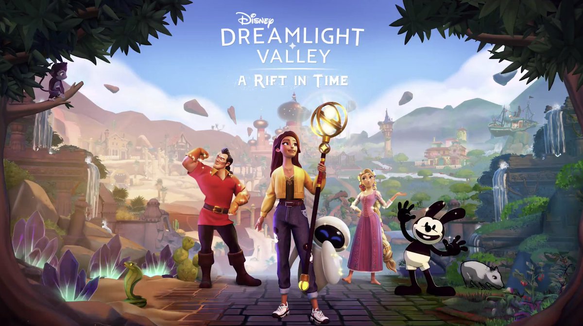 ✨Disney Dreamlight Valley

💙Act II of Disney Dreamlight Valley: A Rift in Time The Spark of Imagination 2/2

First look at the next free content update and Act II of the expansion pass this Wednesday!
Is there a new capibara? 😮

#dlv #disneydreamlightvalley #dreamlightvalley