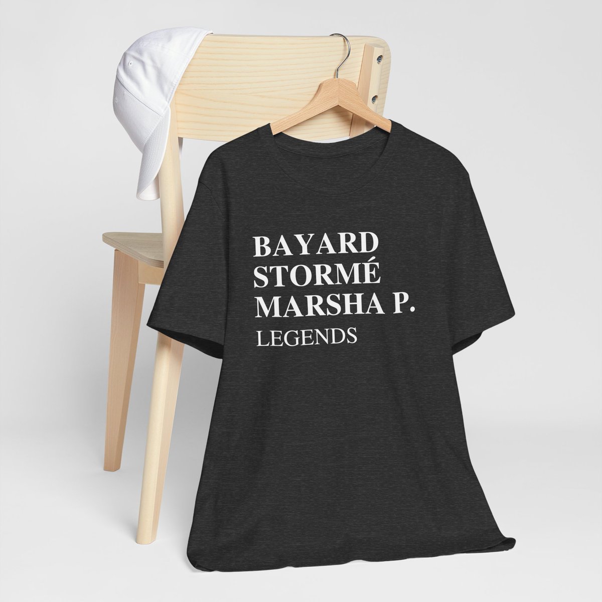 Bayard Stormé Marsha P. Legends | Black Lives Matter | Black History Month | Civil Rights Top | Racial Equality | BLM Shirt | Unisex Tee etsy.me/3WfwWZj via @Etsy #blm #blackandproud #bayardrustin #marshapjohnson #dollyparton #ruthbaderginsburg #StorméDeLarverie #blm