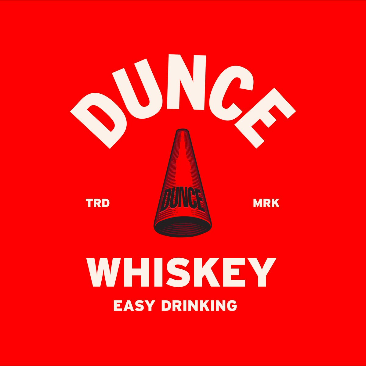 A new kind of old school. Drink #DunceWhiskey.