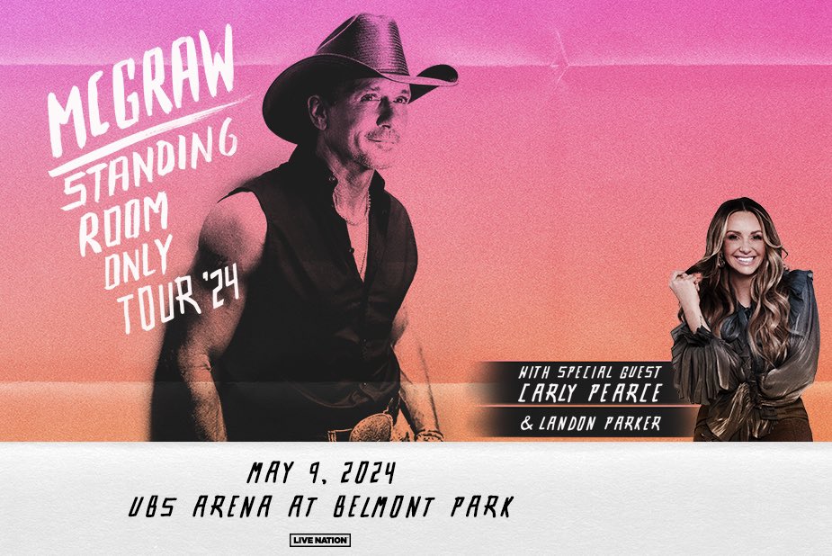 Tim McGraw is coming to UBS Arena on Thursday, May 9th! ESPN New York has YOUR chance to score tickets all week during @DRonESPN! For your chance to win, ENTER HERE: goodkarmabrands.com/espn-new-york-… It's all from @LiveNationNYC!
