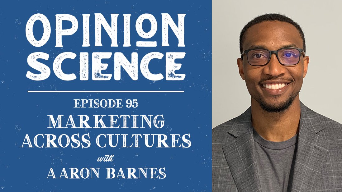 Ep 95! A great chat with Aaron Barnes about his recent work looking at whether people are more drawn to 'top-rated' vs. 'best-selling' products. (It depends on culture!) Apple: podcasts.apple.com/us/podcast/95-… Spotify: open.spotify.com/episode/7JWjwF… Web: opinionsciencepodcast.com/episode/cultur…