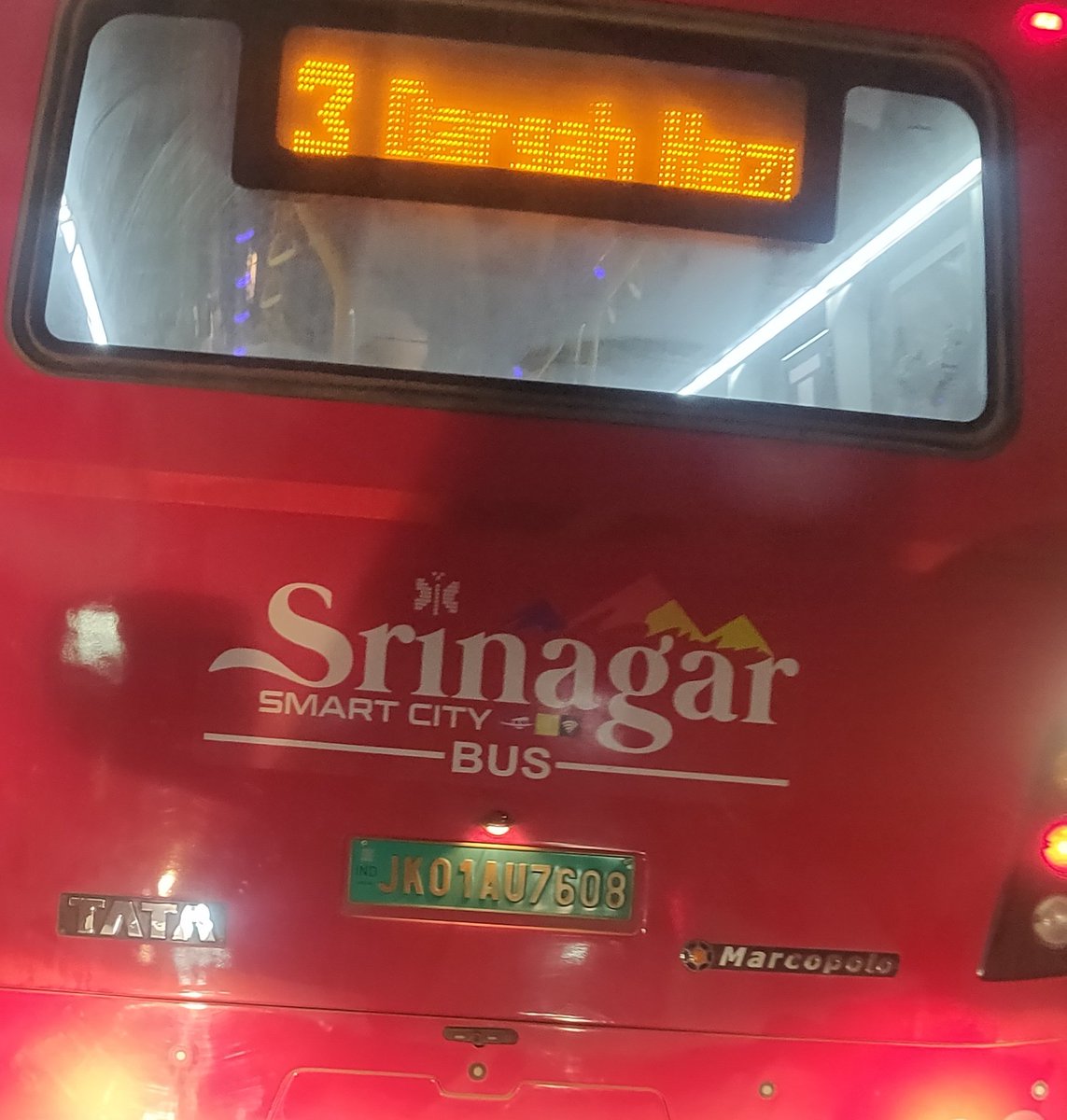 Rayees Mohiuddin (@rayeesmohiuddin) on Twitter photo The Smart Mess!!
Today i witnessed utter arrogance and misbehaviour by this smart bus Driver bearing number "JK01AU7608" near poloview in the evening. Even the traffic cop said " Bohat bar complaint ki but koyi nahi sunta".Hope you listen this time.
<a href="/Traffic_hqrs/">J&K Traffic Police</a> <a href="/SSPTFCSGR/">Traffic City Srinagar.</a> The Smart Mess!!
Today i witnessed utter arrogance and misbehaviour by this smart bus Driver bearing number "JK01AU7608" near poloview in the evening. Even the traffic cop said " Bohat bar complaint ki but koyi nahi sunta".Hope you listen this time.
<a href="/Traffic_hqrs/">J&K Traffic Police</a> <a href="/SSPTFCSGR/">Traffic City Srinagar.</a>