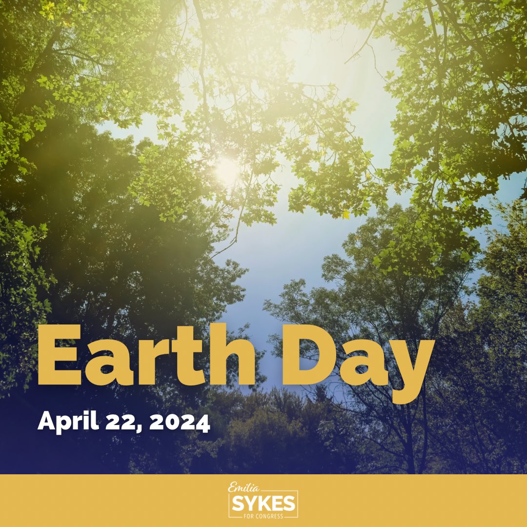 Happy Earth Day, #OH13! As the Vice Ranking Member of the Transportation and Infrastructure Subcommittee on Water Resources and the Environment, I’m proud to champion policies in Congress to protect the future of our planet.
