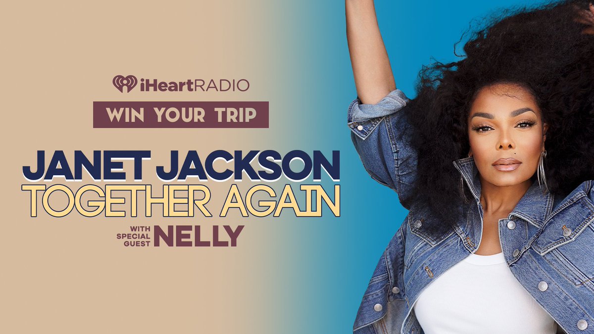 Listen to iHeart90s on the FREE iHeartRadio App for your chance to win a trip to see @JanetJackson on her Together Again Tour! 🔥🤩 Enter now: ihr.fm/JanetJacksonFl…