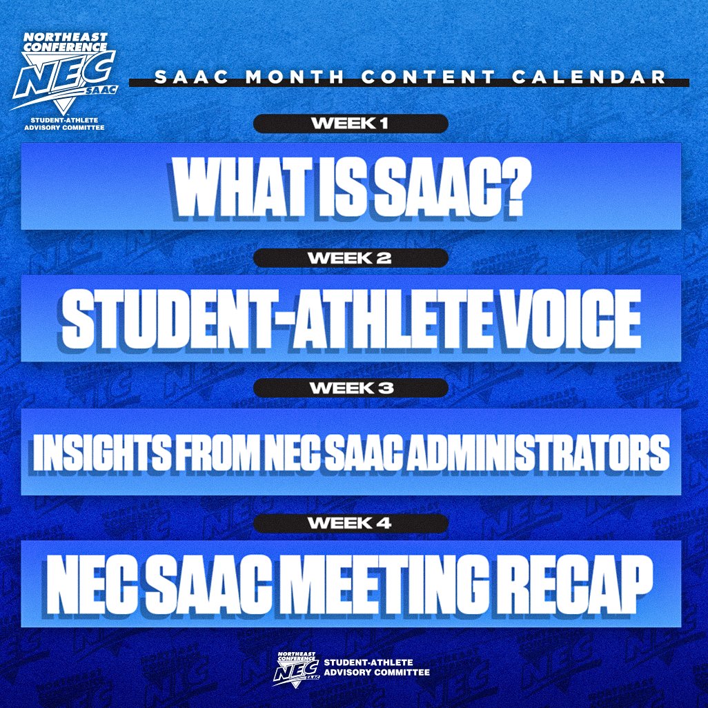 𝗦𝗔𝗔𝗖 𝗠𝗼𝗻𝘁𝗵 begins 𝗧𝗢𝗗𝗔𝗬!🤗 We will be serving up some awesome SAAC content on each of the next four Mondays... Check out the topics & slate👇