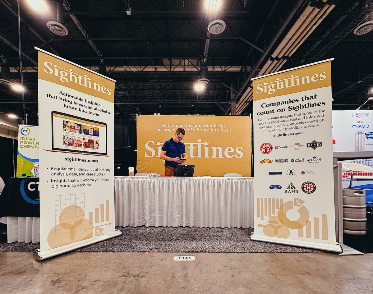 Swing by @sightlines_news’ booth (1141) at #craftbrewerscon—we’d love to meet you! 👋