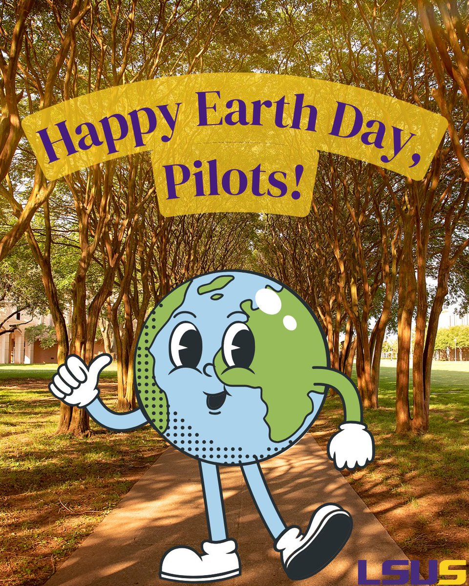 Happy Earth Day, Pilots! 🌎 This year's theme is 'Planet vs Plastics', and we're challenging YOU to make a difference! Two easy ways to reduce plastic pollution are (1) bringing a reusable water bottle to campus and (2) using cloth bags for groceries or trips to the Food Pantry.