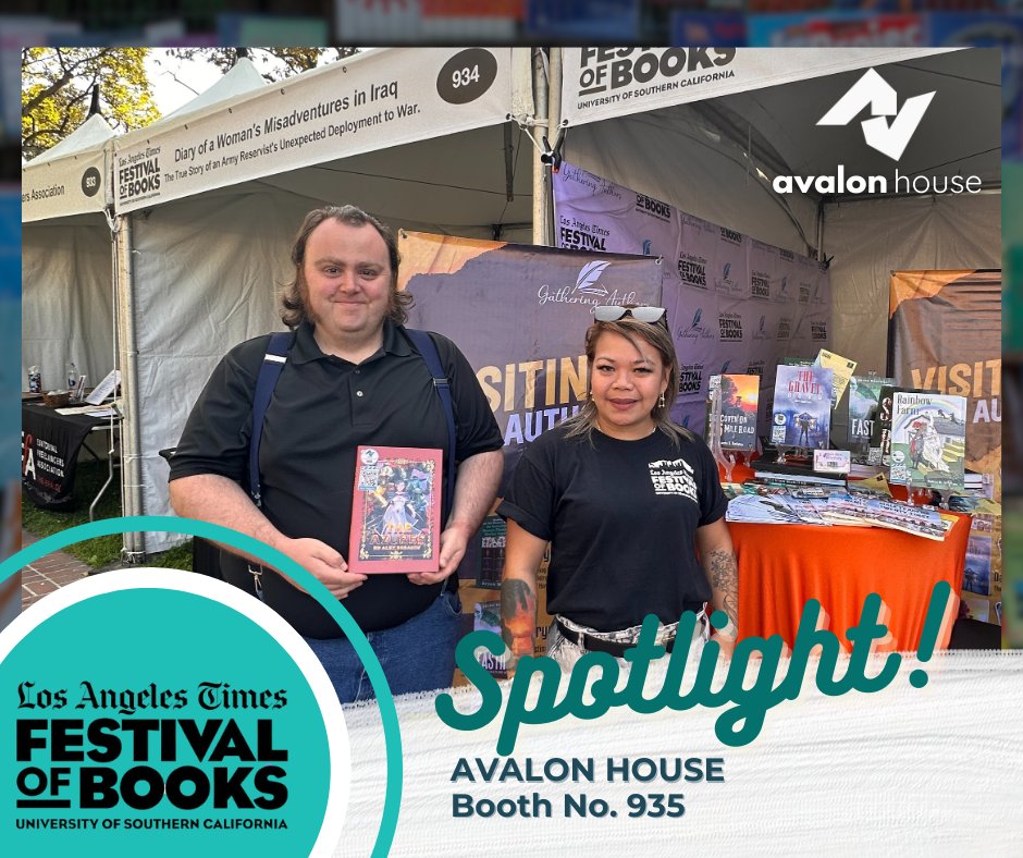 Avalon_House__'s tweet image. Look! One of our distinguished authors joined us and visited our booth!
Alex Begandy, the author of The Azures, joined us in this year's LA Times Festival of Books held at the University of Southern California last April 20-21.
#latimesfestivalofbooks #theazures #readingcommunity