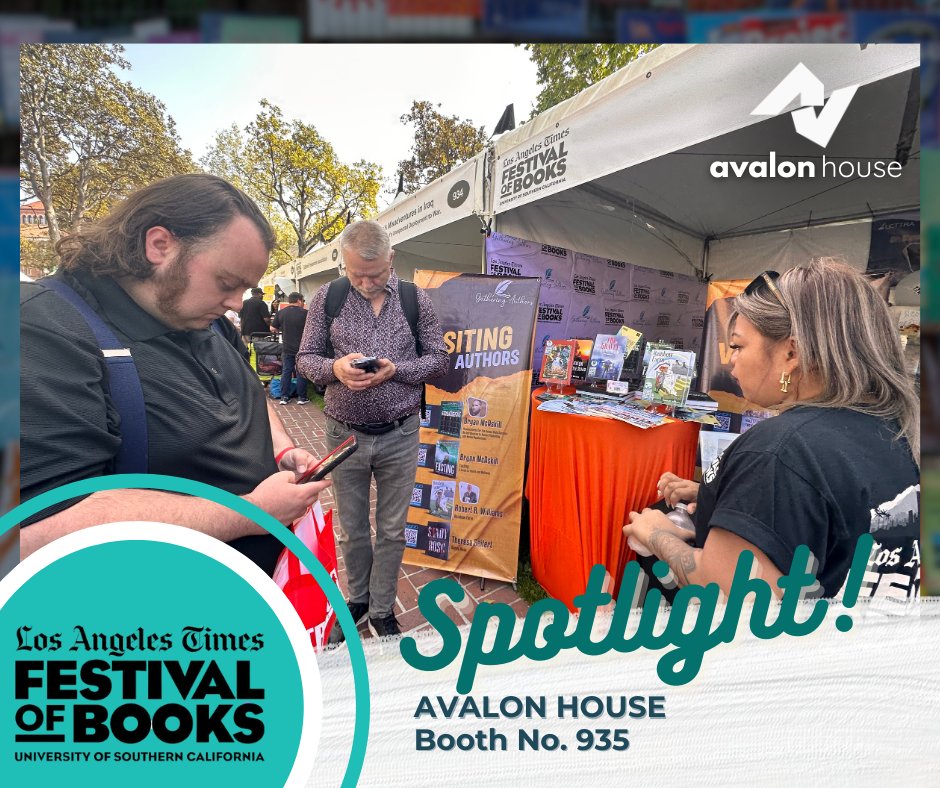 Avalon_House__'s tweet image. Look! One of our distinguished authors joined us and visited our booth!
Alex Begandy, the author of The Azures, joined us in this year's LA Times Festival of Books held at the University of Southern California last April 20-21.
#latimesfestivalofbooks #theazures #readingcommunity