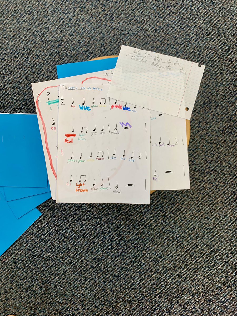 Students in the 2-3 chorus elective are learning to sing new warm ups, songs in a variety of styles, and with correct singing posture. Students in this elective also love writing their own lyrics to melodies we have learned! @underwoodgtm
