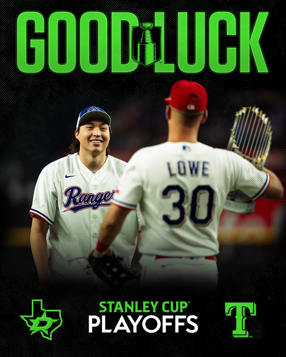 Y'all got next. Good luck in the playoffs, @DallasStars!