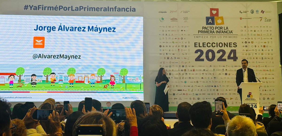 ¡GRACIAS! <a href="/AlvarezMaynez/">Jorge Álvarez Máynez</a> por firmar el Pacto por la Primera Infancia ❤️🧒🏻👦🏽