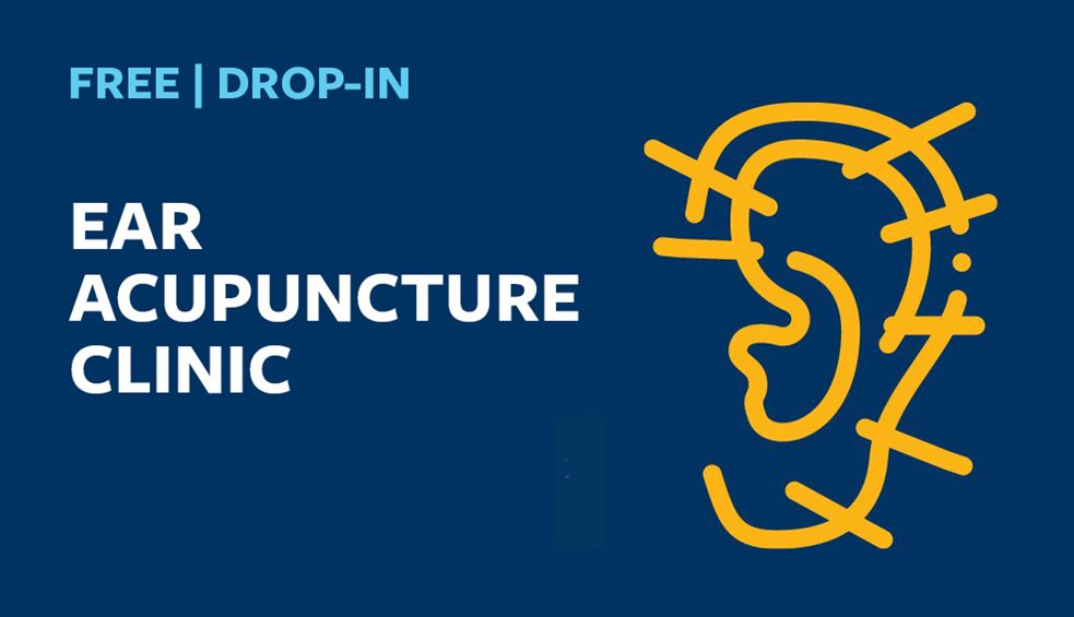 Ear we go again!  🎶 👂🏻🐻 Want to de-stress? Stop by for *free* ear acupuncture. The half-hour sessions are conducted by United for Health at Berkeley, which tackles mental health concerns on campus. 📍405 Moffitt 🗓️ 1-5 p.m., weekdays, April 22-May 3 ℹ️ Cal ID required