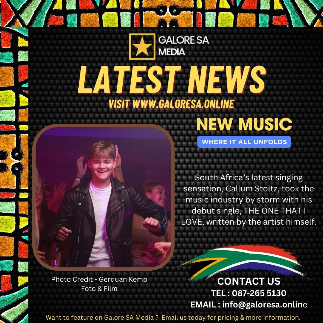 South Africa’s latest singing sensation, Callum Stoltz, took the music industry by storm with his debut single, THE ONE THAT I LOVE, written by the artist himself.

Now the youngster is back in the spotlight with the release of an epic music video of this catchy song.

Unfold