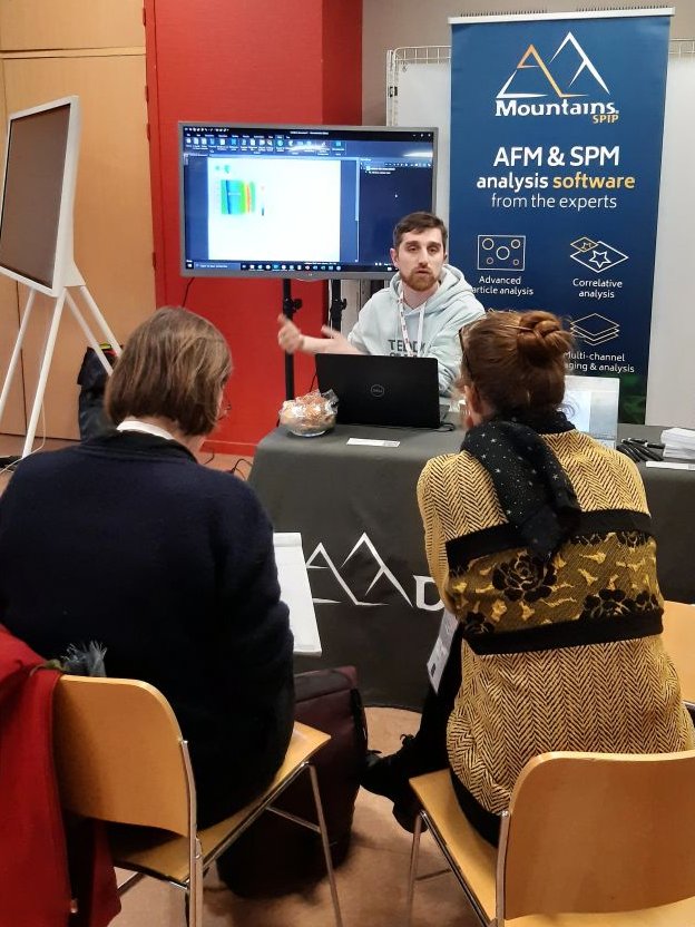 We're thrilled to be exhibiting at the Forum for Near-Field Microscopy in Lyon, France and meeting members of the French-speaking #SPM community.
Mathieu is our expert for your #AFM image processing, feel free to bring him your data.
Here's to a great event!
#analysissoftware