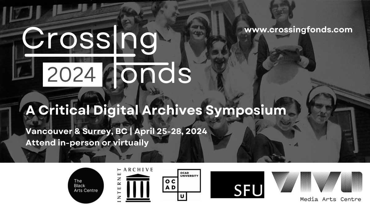 This week's Crossing Fonds Digital Archives Symposium will feature SIAT associate professors Kate Hennessy and Gabriela Aceves-Sepúlveda as panelists. MA candidate Maira Castro will also be presenting one of the three symposium case studies. Learn more: crossingfonds.com