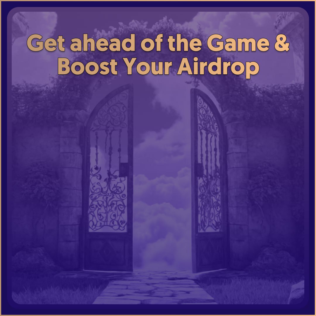 Get Ahead of the Game & Boost Your ⭐️ Airdrop ⭐️ The Open Beta is on the horizon, meaning you'll be able to soon qualify for the #Airdrop by engaging in and completing in-game quests. 🎮 Want to get ahead of the #game and boost your Airdrop even before the Open Beta goes live?…