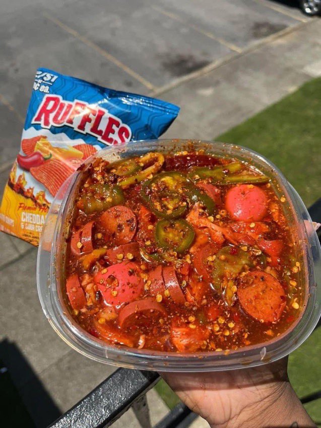 usermooseontwt's tweet image. Spicy Bowl with some ruffles 🔥😍 hit everytime