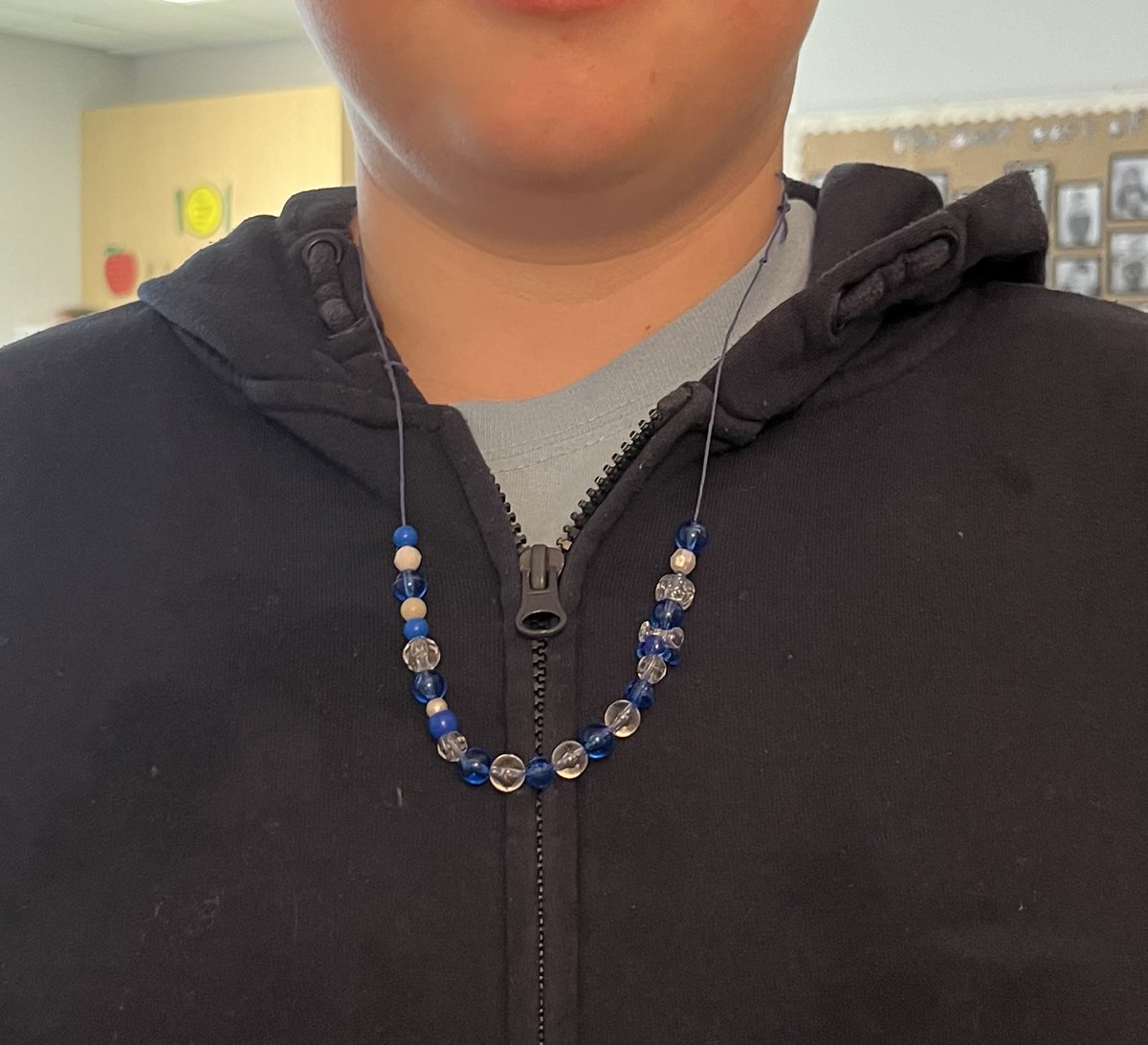 We worked on our fine motor skills in the snug last week. We made bead necklaces and bracelets. Some of us did well using our regulation strategies when the beads fell off our necklaces. We also didn’t give up when it was tricky 🙌 Well Done 👏 <a href="/SimpsonPrimary/">Simpson Primary</a>