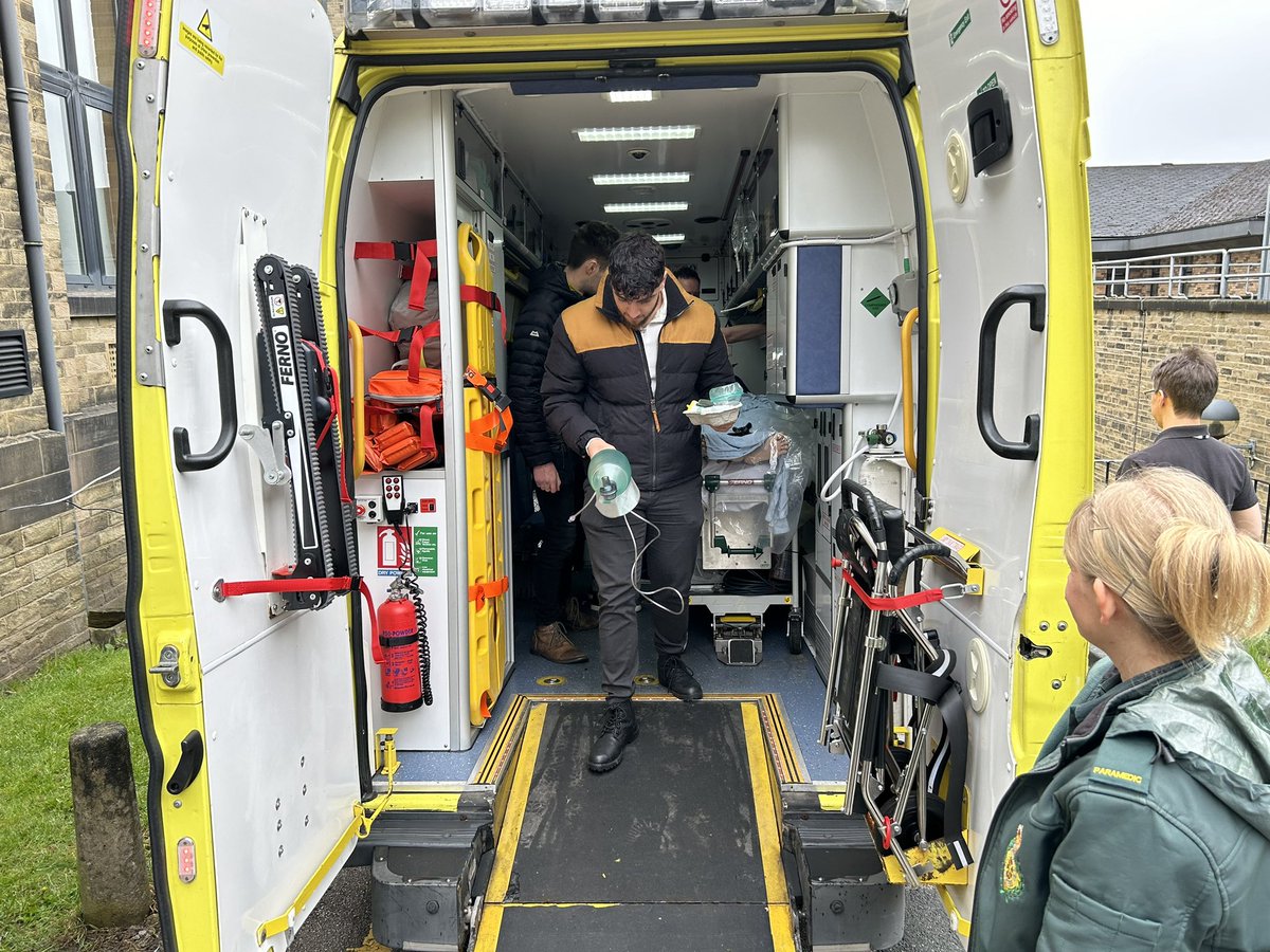 Thank you to @YorksAmbulance for supporting a very wet transfer course today for @ramsayhealthUK Great use of our mini camera from @smotslive in a confined space #smotsenabled