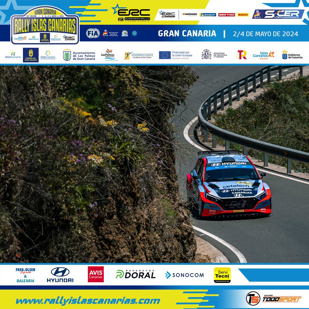 😉 Este martes se presenta oficialmente el 48 Rally Islas Canarias y, también, se publica la lista de inscritos. 😎 ¿Ya tienes ganas de conocer a todos los participantes que tomarán la partida en esta prueba del FIA ERC, el S-CER y el CCRA? 🙂🙃 ¡Te leemos!
